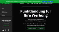 Desktop Screenshot of forma-lettershop.de